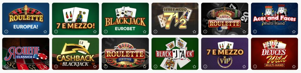 casino live, slot, poker room, giochi eurobet italia